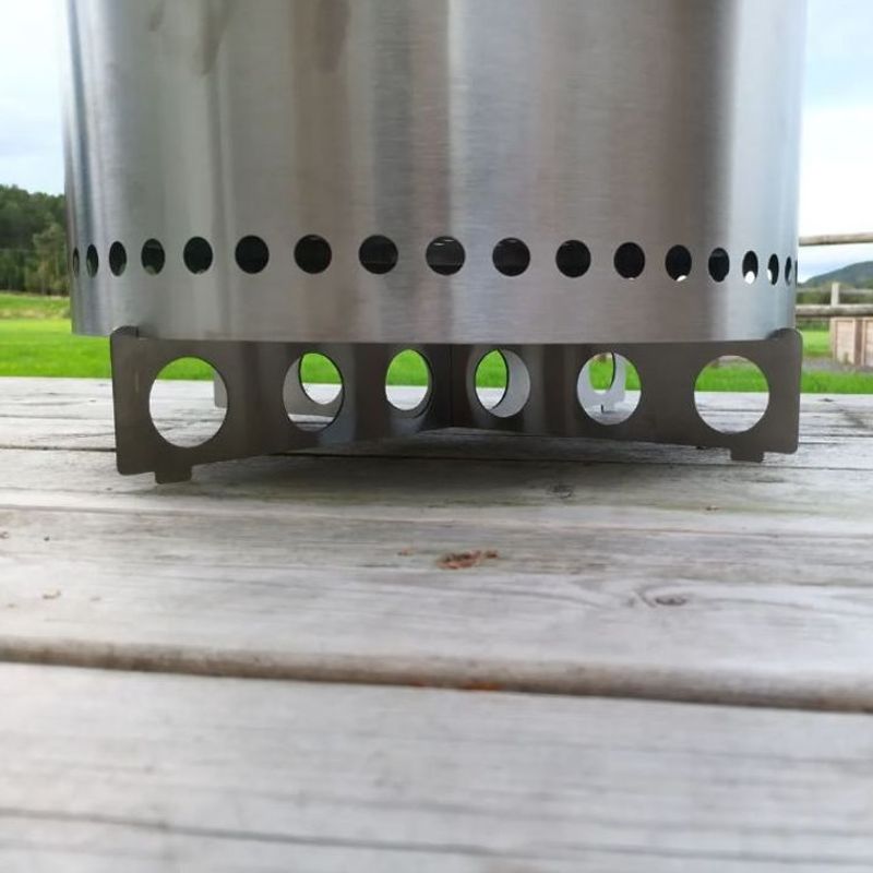 Smokeless bålpanne